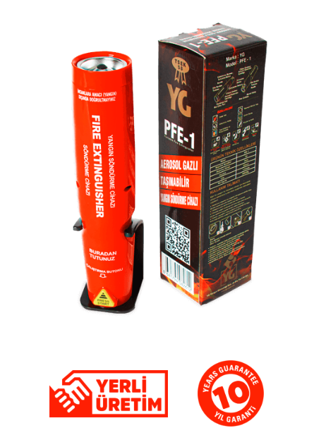 PF1 Aerosol Yangın Söndürücü-Taşınabilir Yangın Söndürme Tüpü-Ev Araç Ofis