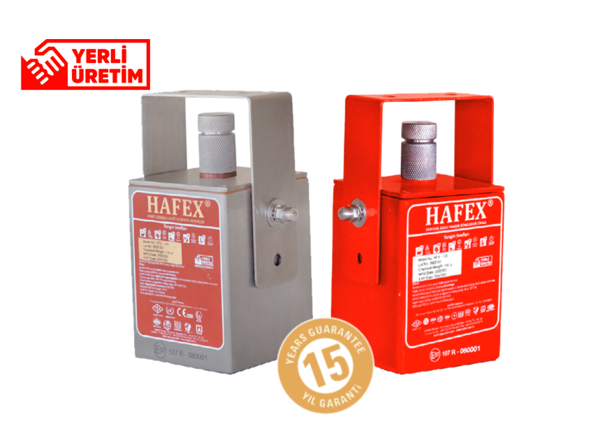 HFX-100S Aerosol Yangın Söndürücü | Elektrikli & Endüstriyel Yangınlar İçin Kompakt Sistem